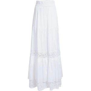 Guess, Dames, Rokken, Wit, Maat: L Katoen,