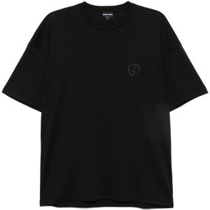 Giorgio Armani, Heren, Tops, Zwart, Maat: M