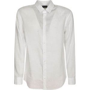 Giorgio Armani, Heren, Overhemden, Wit, Maat: 3XL