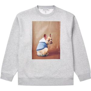 Munthe, Dames, Sweatshirts & Hoodies, Grijs, Maat: 2XS