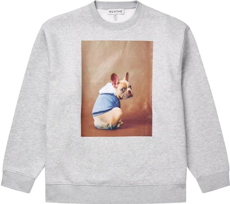 Munthe, Dames, Sweatshirts & Hoodies, Grijs, Maat: 2XS