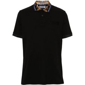 Versace Jeans Couture, Heren, Tops, Zwart, Maat: L