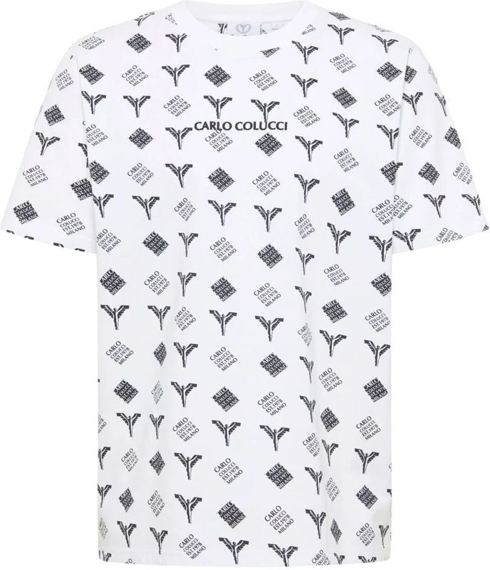 Carlo Colucci, Heren, Tops, Wit, Maat: XS