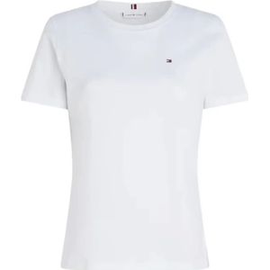 Tommy Hilfiger, Dames, Tops, Wit, Maat: S Katoen,