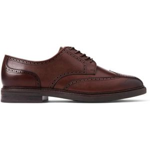 Polo Ralph Lauren - Asher - Leren Loafers - Zwart - Plat - Veters - Casual - Klassiek