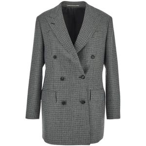 Tagliatore, Dames, Jassen, Grijs, Maat: XS Wol,