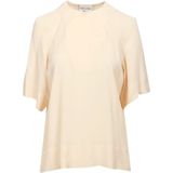 Semicouture, Dames, Blouses & Shirts, Beige, Maat: S