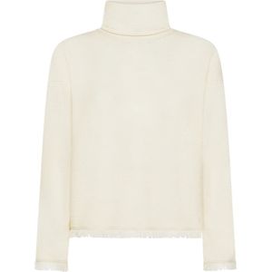 Sun68, Dames, Truien, Wit, Maat: S Wol,