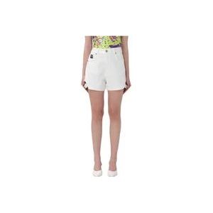 Versace Denim Shorts , White , Dames , Maat: W28