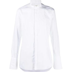 Tintoria Mattei 954, Heren, Overhemden, Wit, Maat: 5XL Katoen,