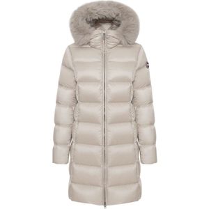 Colmar - Winterjas - Champagne - Gewatteerde Jas - Met Afneembare Nepbont Kraag
