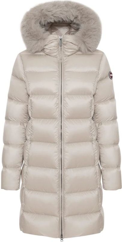 Colmar - Winterjas - Champagne - Gewatteerde Jas - Met Afneembare Nepbont Kraag