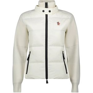 Moncler, Dames, Jassen, Wit, Maat: M Wol,