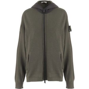 Premiata, Heren, Sweatshirts & Hoodies, Groen, Maat: M Wol,