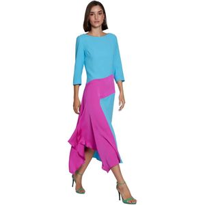 Moskada, Dames, Jurken, Veelkleurig, Maat: 3XL