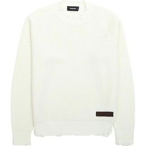 Dsquared2, Heren, Truien, Wit, Maat: M