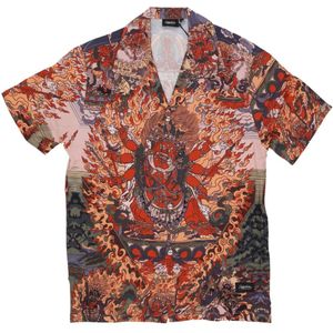 Dolly Noire, Heren, Overhemden, Veelkleurig, Maat: S Viscose,