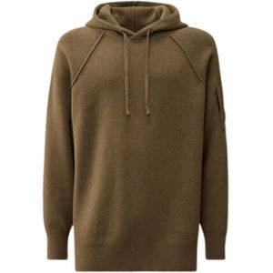 C.p. Company, Heren, Sweatshirts & Hoodies, Groen, Maat: S Katoen,