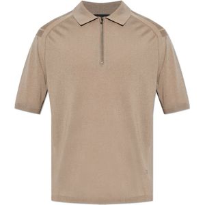 Emporio Armani, Heren, Tops, Beige, Maat: L Zijde,
