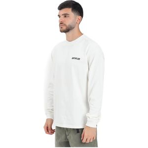 Napapijri, Heren, Tops, Wit, Maat: S Katoen,