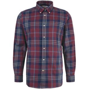 Barbour, Heren, Overhemden, Rood, Maat: XL Velours,