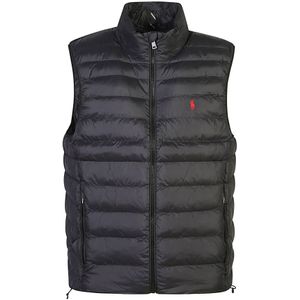 Polo Ralph Lauren, Heren, Jassen, Zwart, Maat: L Nylon,