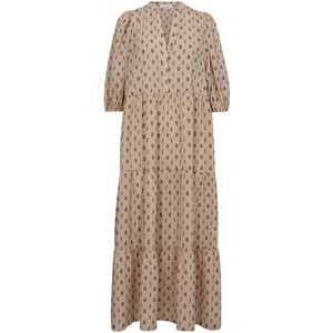 Co'Couture, Dames, Jurken, Veelkleurig, Maat: S Viscose,