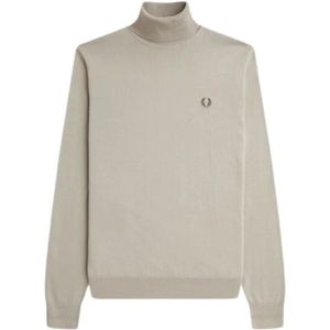 Fred Perry, Heren, Sweatshirts & Hoodies, Beige, Maat: XL Katoen,