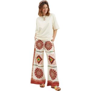 La DoubleJ, Dames, Broeken, Veelkleurig, Maat: S Zijde,