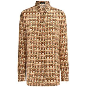 Etro, Dames, Blouses & Shirts, Veelkleurig, Maat: M Zijde,