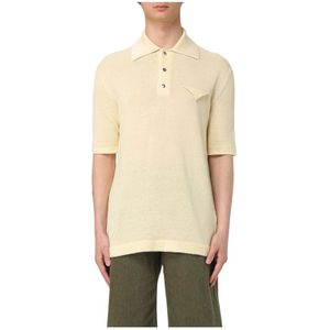 Bottega Veneta, Heren, Tops, Geel, Maat: S