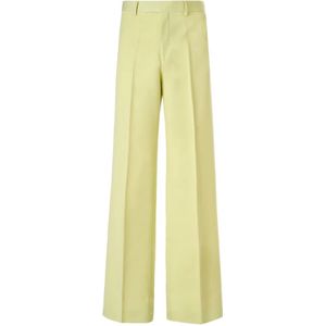 Gucci, Heren, Broeken, Geel, Maat: M Katoen,