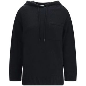 Max Mara, Dames, Sweatshirts & Hoodies, Zwart, Maat: S Wol,