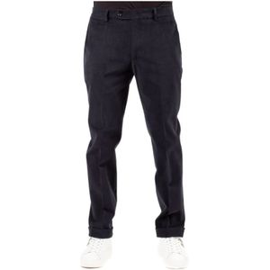 Berwick, Heren, Broeken, Blauw, Maat: XL Katoen,