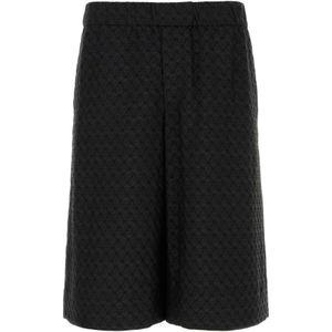 Alexander McQueen, Heren, Korte broeken, Zwart, Maat: M Viscose,