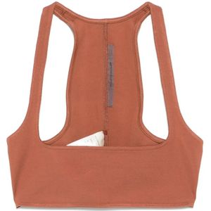 Rick Owens, Dames, Tops, Oranje, Maat: S Katoen,