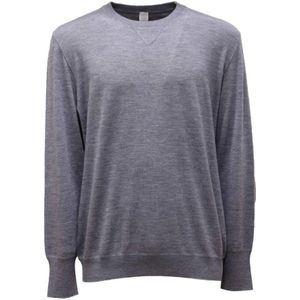 Eleventy, Heren, Truien, Grijs, Maat: XL Wol,
