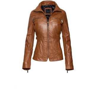 Bugatti, Dames, Jassen, Bruin, Maat: S Leer,