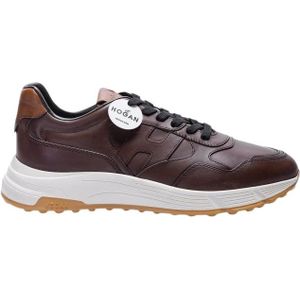 Hogan Hyperlight Heren Cognac Sneakers , Brown , Heren , Maat: 39 1/2 EU