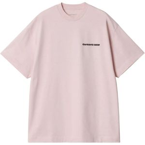 Carhartt Wip, Dames, Tops, Roze, Maat: S Katoen,