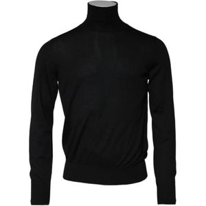 Dolce & Gabbana, Heren, Truien, Zwart, Maat: M Kasjmier,