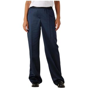 Japan Tky, Dames, Broeken, Blauw, Maat: XS Leer,