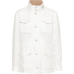 Eleventy, Heren, Jassen, Wit, Maat: L