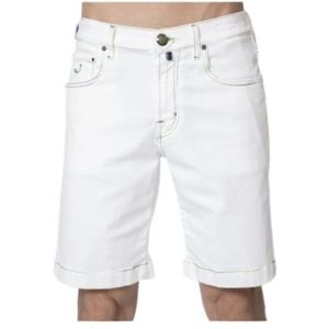 Jacob Cohën, Heren, Korte broeken, Wit, Maat: W31 Katoen,