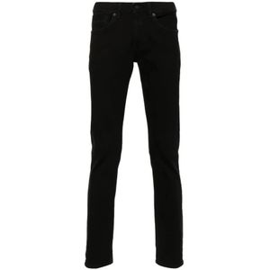 Dondup, Heren, Jeans, Zwart, Maat: W32 Katoen,