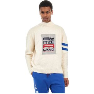 La Martina, Heren, Truien, Wit, Maat: L Polyamide,