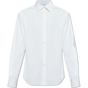 Ferragamo, Heren, Overhemden, Wit, Maat: 3XL Katoen,