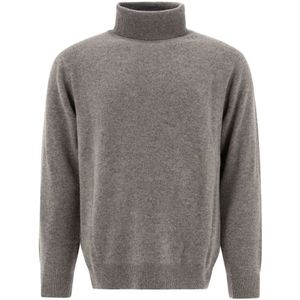 Beams Plus, Heren, Truien, Grijs, Maat: XL Wol,