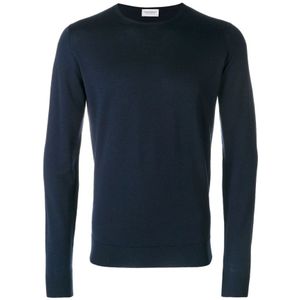 John Smedley, Heren, Truien, Blauw, Maat: M Wol,