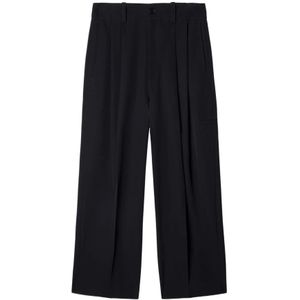 Off White, Heren, Broeken, Zwart, Maat: XL Wol,